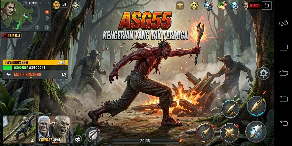 Gameplay menegangkan ASG55 di dunia kegelapan yang mencekam.
