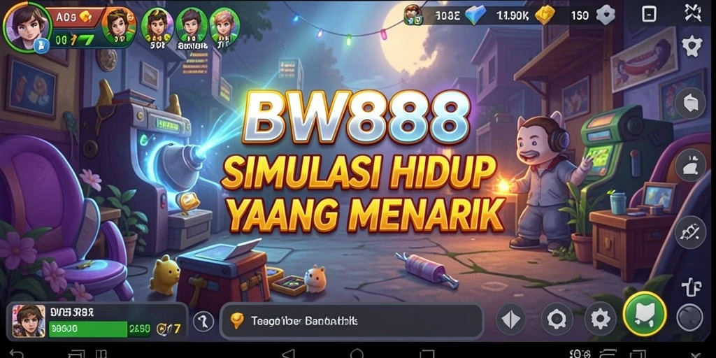 Tampilan gameplay BW888 yang menampilkan interaksi sosial yang mendalam.