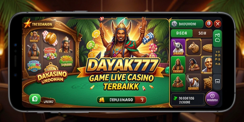 Tampilan gameplay mengesankan di Live Casino DAYAK777.