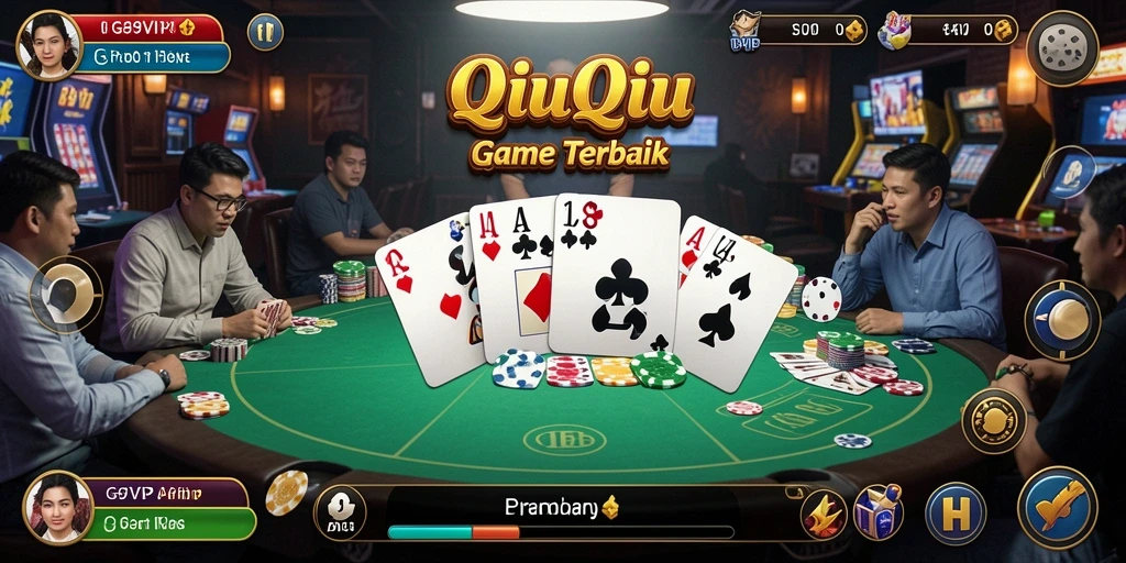 Gameplay QiuQiu G9VIP yang seru dan mendebarkan.