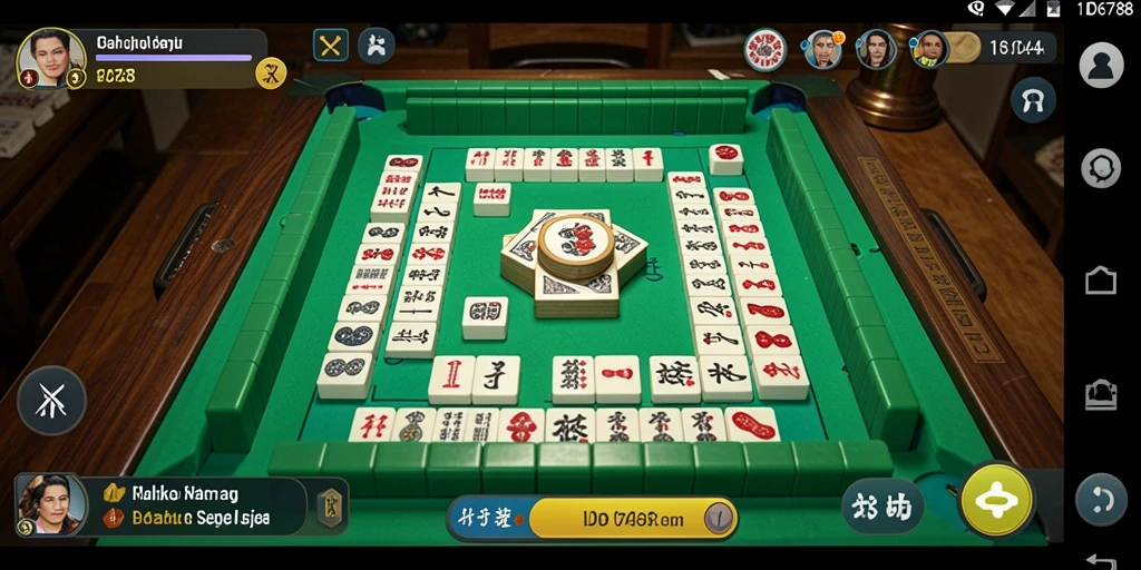 Gameplay seru dalam ID6788 yang menampilkan tantangan Mahjong.
