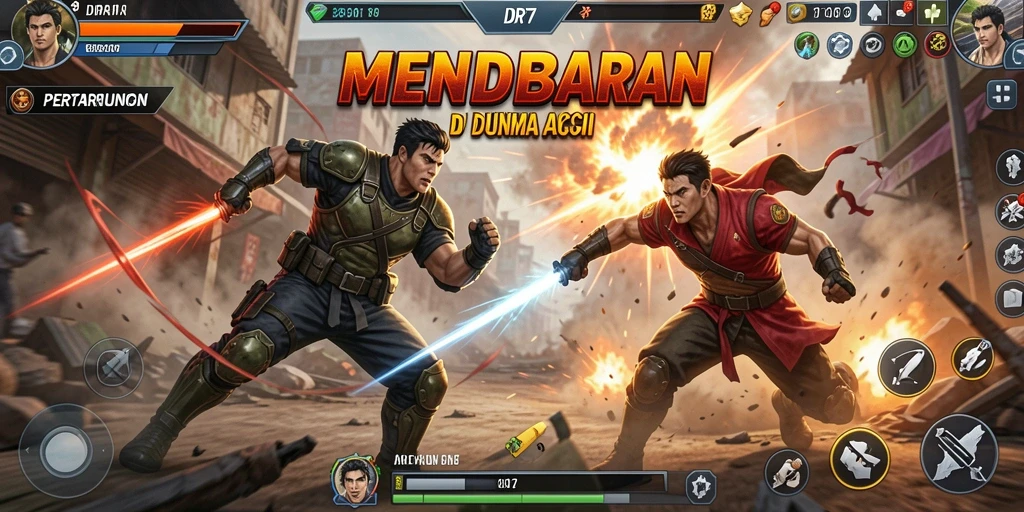 Tampilan gameplay IDR77 yang penuh aksi dan mendebarkan.