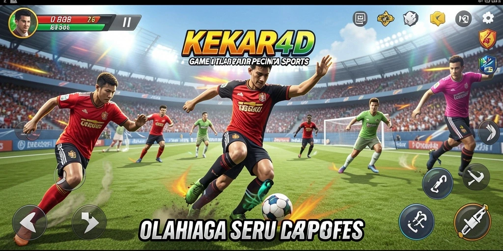 Screenshot menampilkan gameplay seru dalam KEKAR4D dengan aksi penuh adrenalin.