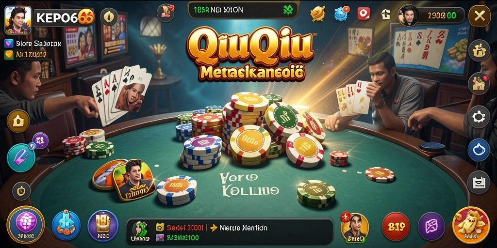 Screenshot utama KEPO66 yang menampilkan aksi QiuQiu yang mendebarkan.