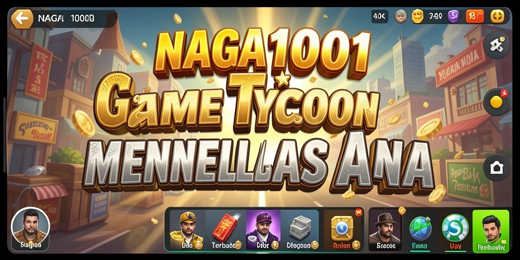 Tampilan gameplay <strong>NAGA1001</strong> yang penuh tantangan dan strategi bisnis yang menarik.