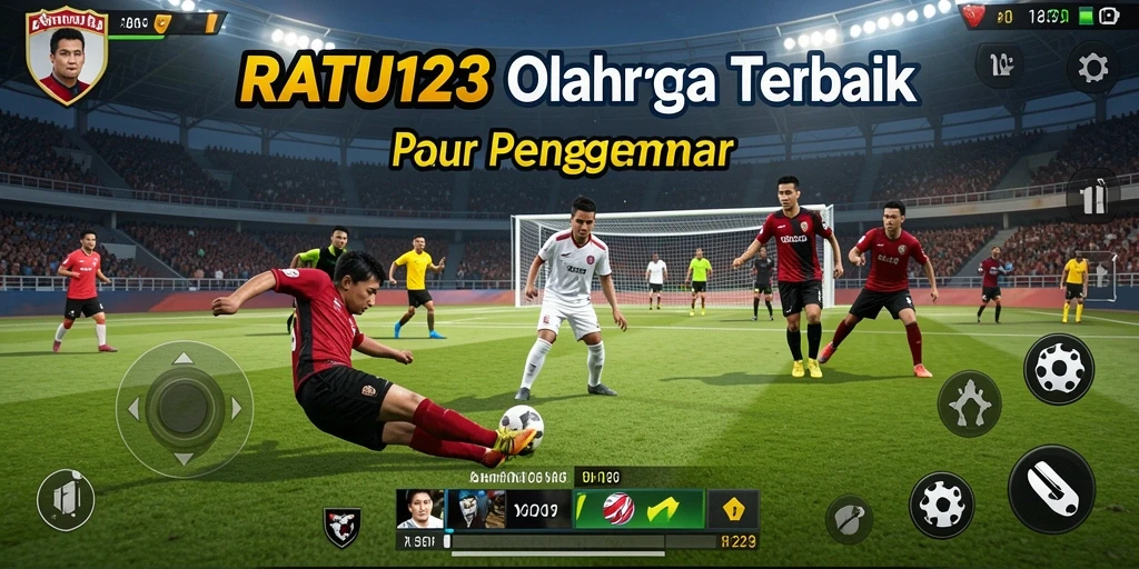 Screenshot gameplay RATU123 yang menarik perhatian dengan grafik olahraga.