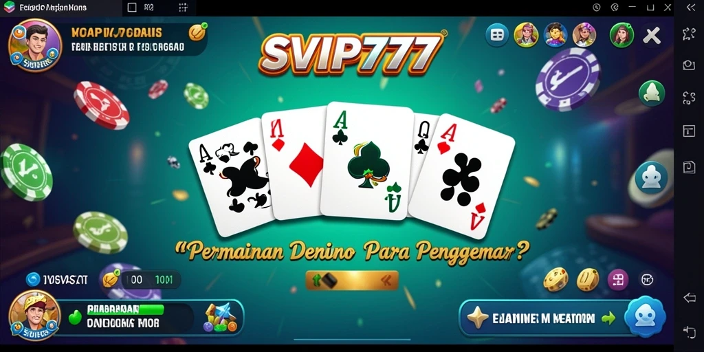 Screenshot gameplay yang menampilkan keseruan bermain Domino.