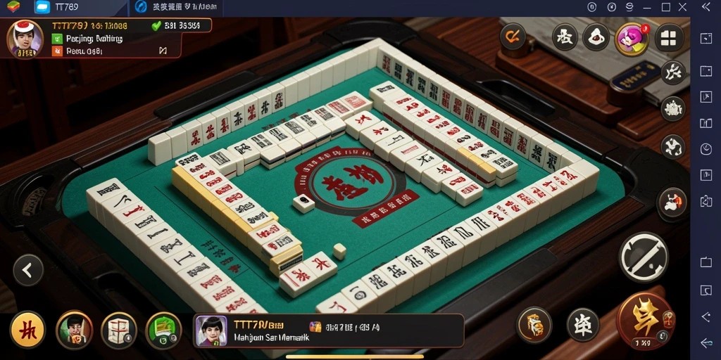 Screenshot utama TT789 menunjukkan gameplay Mahjong yang mengasyikkan.
