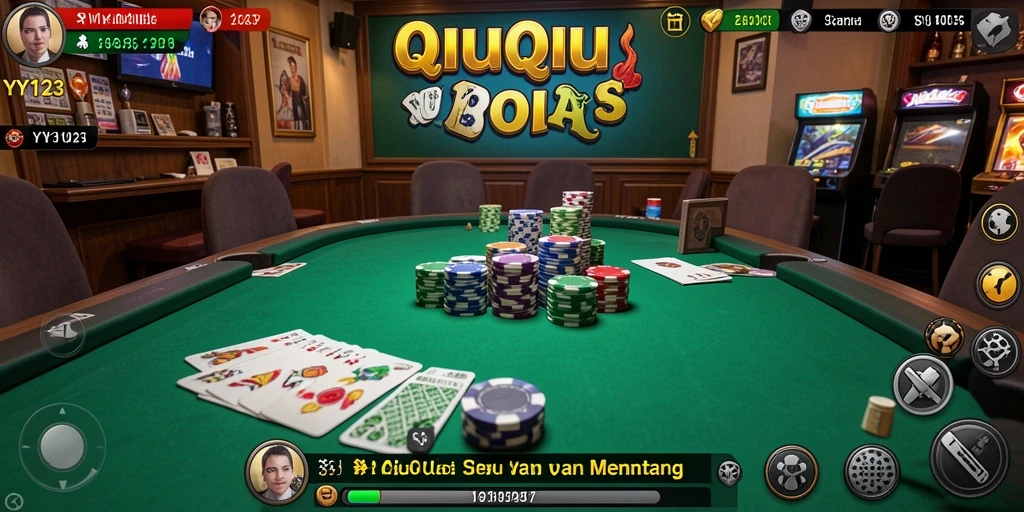 Gameplay menarik dari YY123 pada permainan QiuQiu.